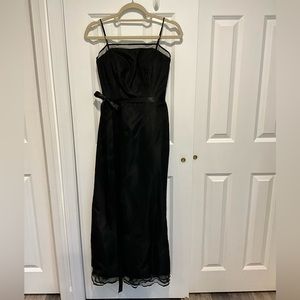 Formal long black Lazaro dress, sz 4